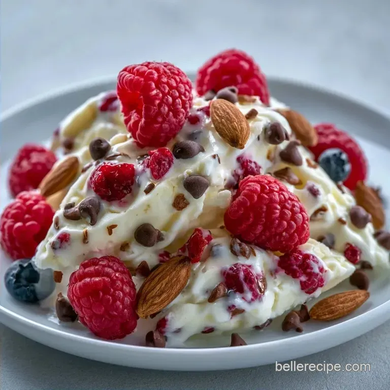 Healthy Frozen Yogurt Bark with Berries