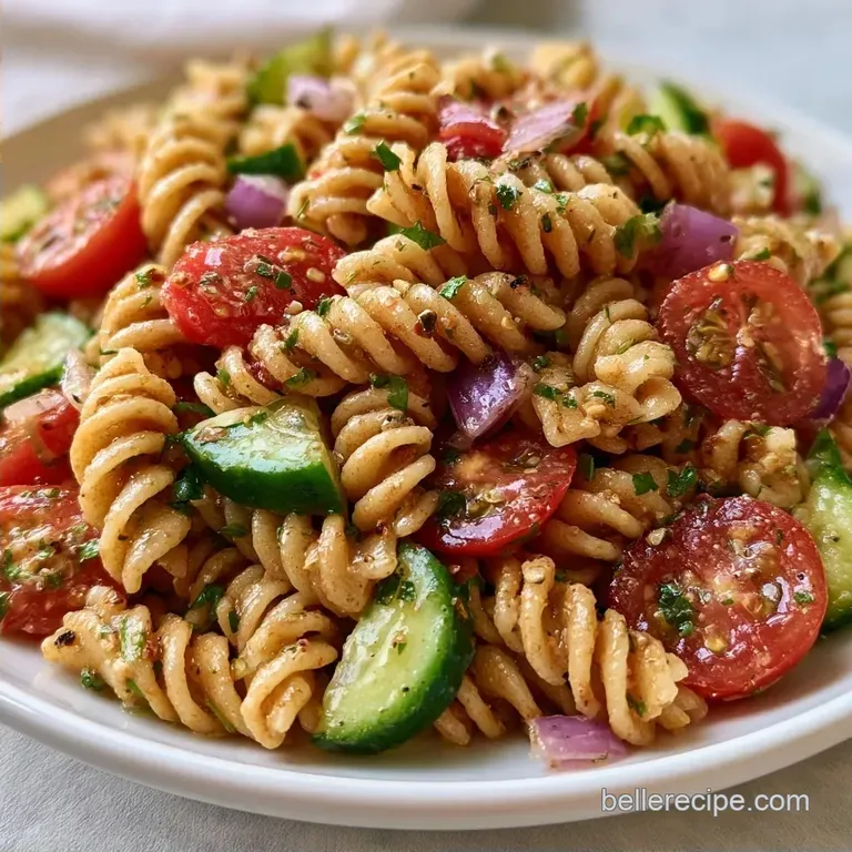 Zesty Healthy Italian Pasta Salad