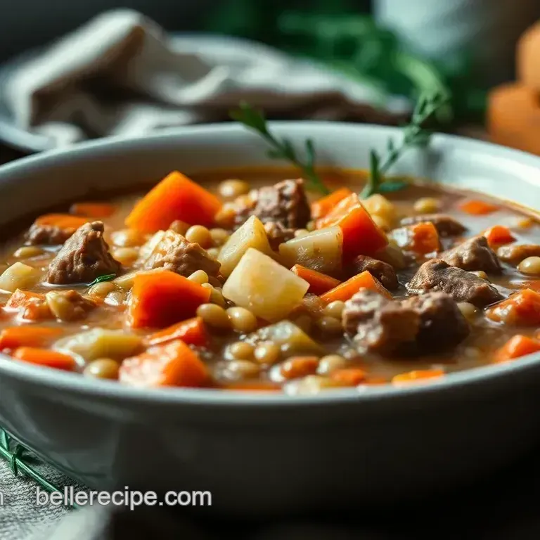 Hearty Beef Barley Soup