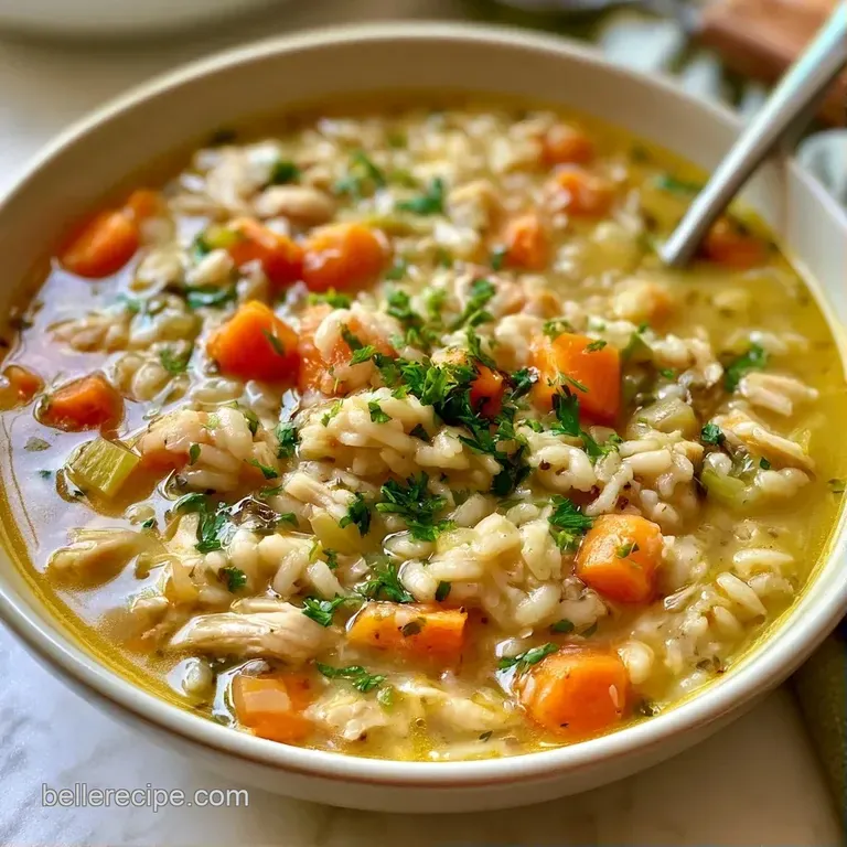 A white ceramic bowl of golden soup garnished with fresh parsley, set on a rustic linen cloth with a silver spoon.