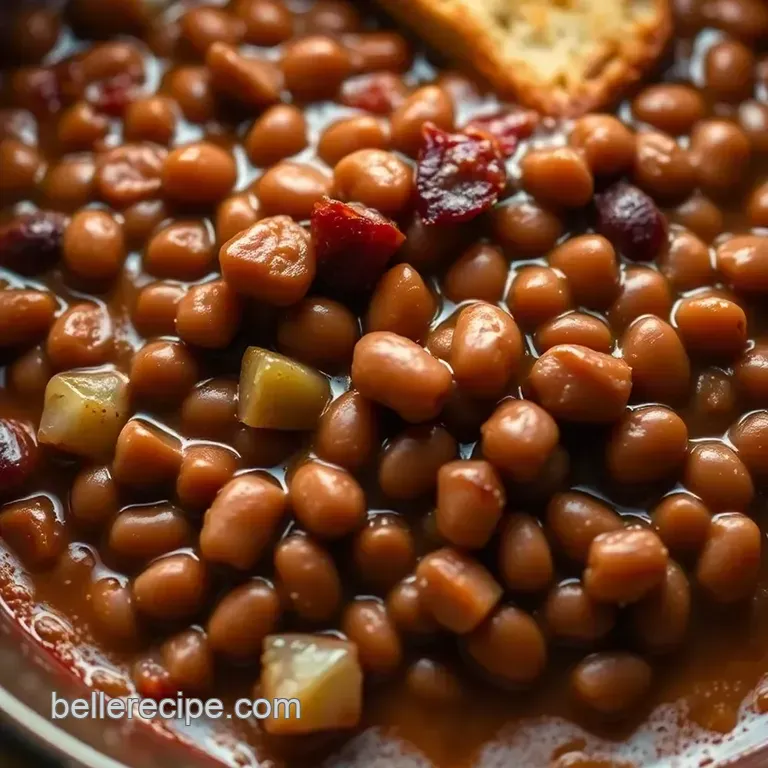 Hearty Cowboy Beans – Classic Ranch-Style Slow-Cooked Beans with a Smoky Kick presentation