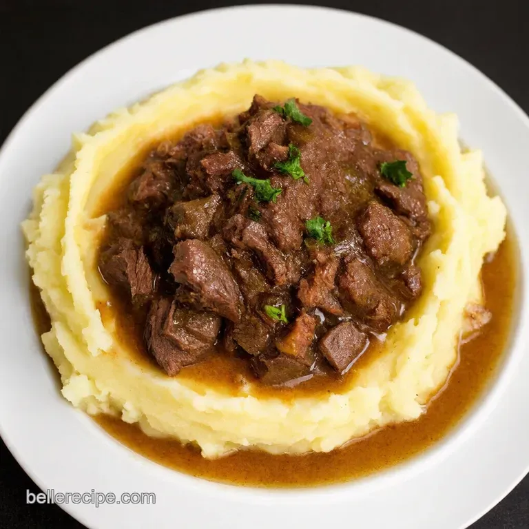 Hearty HomeStyle Pot Roast with Creamy Mashed Potatoes