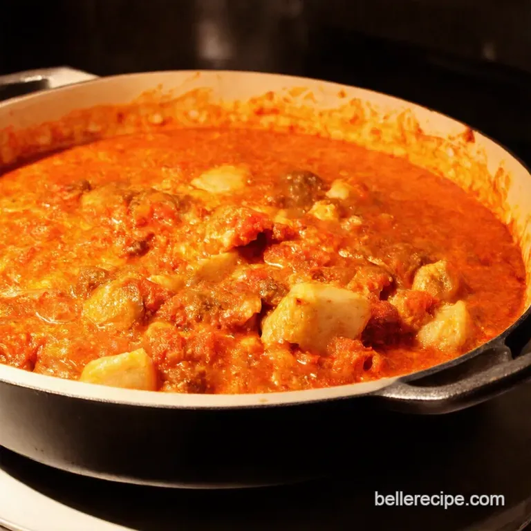 Hearty Hungarianstyle Beef Goulash Gpulash presentation