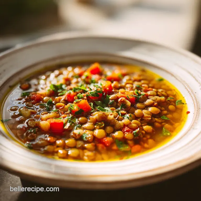 Velvety Lentil Soup Recipe