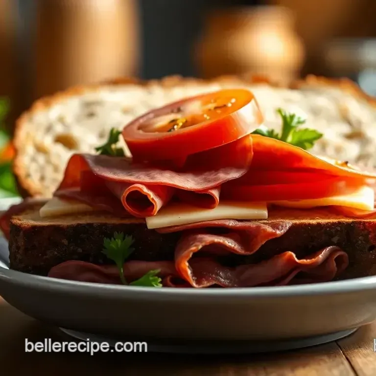 Hearty Rye Bread Sandwiches: A Rustic Delight