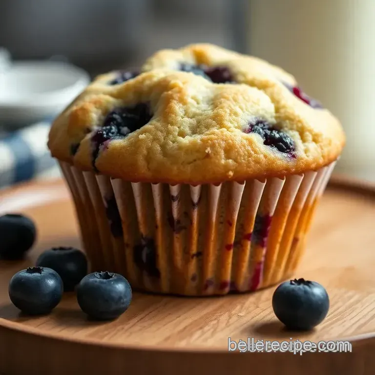 Heavenly Blueberry Muffins: a Fluffy Treat to Brighten Your Morning presentation