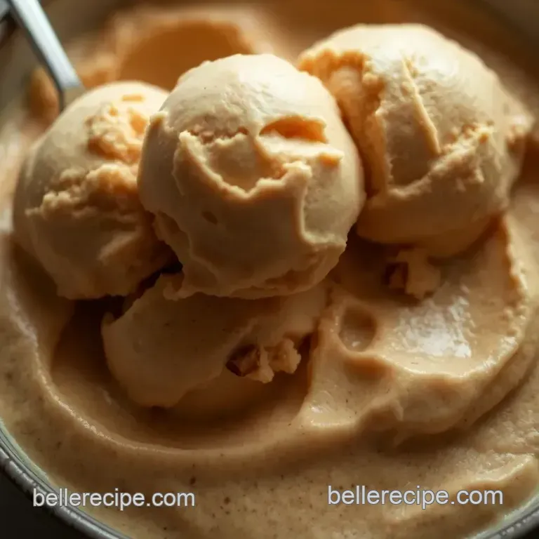 Heavenly Brown Butter Ice Cream: A Nutty Delight in Every Scoop presentation