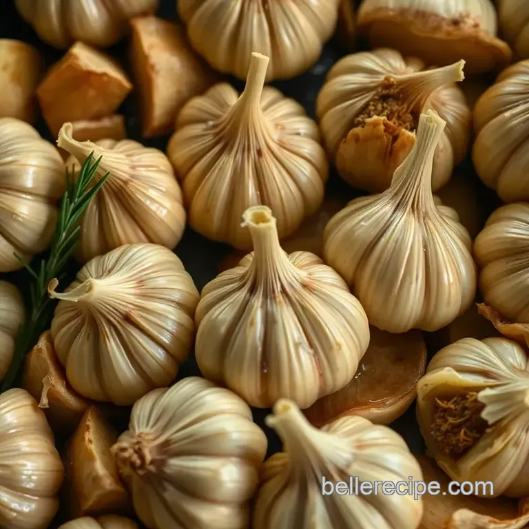 Heavenly Roasted Garlic Cloves presentation