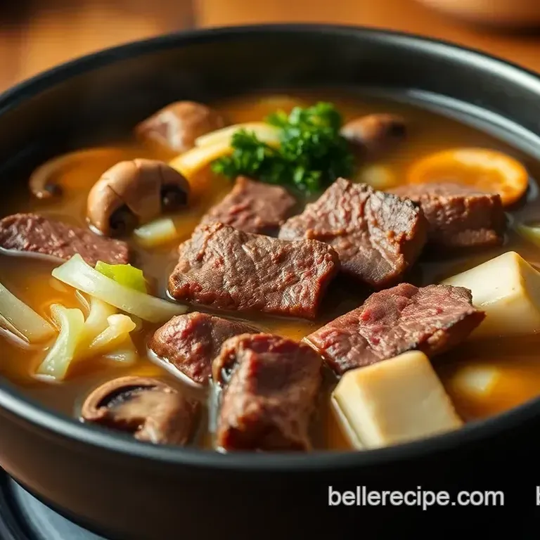 Heavenly Sukiyaki Broth: A Heartwarming Hot Pot Recipe