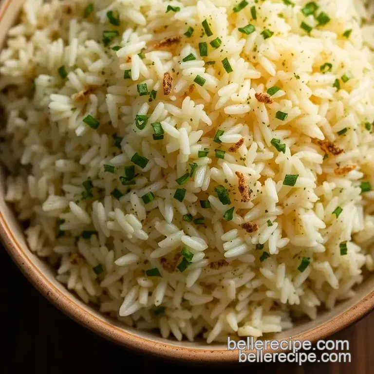 Herb-Infused Seasoned Rice: A Fragrant Delight presentation