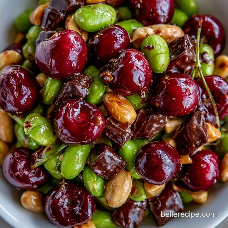 High Protein Dark Chocolate Trail Mix with Edamame