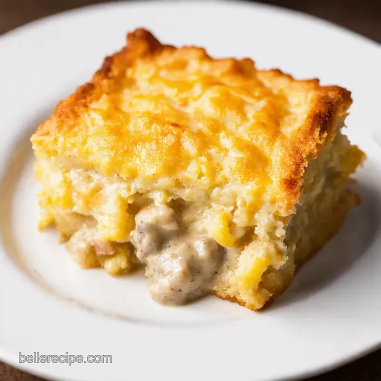 Hillbilly Benedict Casserole Biscuits Gravy and Hash Brown Heaven