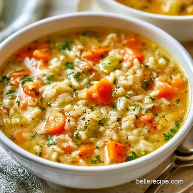 Hearty Homemade Chicken and Rice Soup