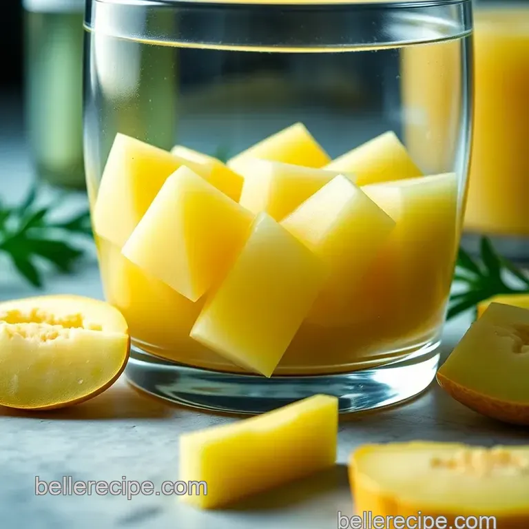 Homemade Melon Liqueur: A Fruity Delight for Your Cocktails presentation