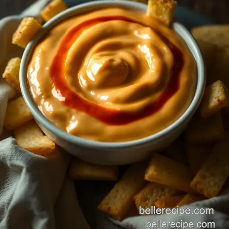 Homemade Sonic Signature Sauce presentation