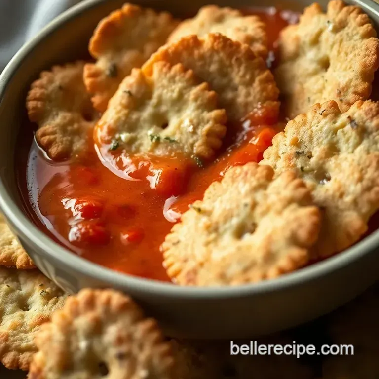 Homemade Soup Crackers: Crunchy Companions for Every Bowl presentation