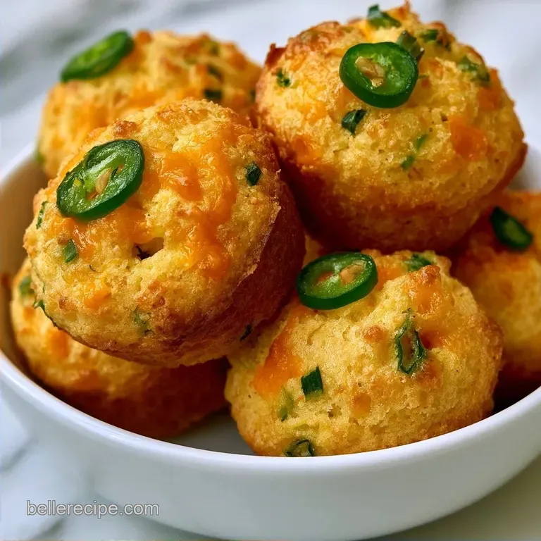 Savory Jalapeno Cheddar Corn Muffins