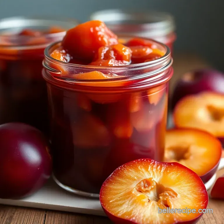 Jewel-Toned Plum Jam: A Taste of Autumn Sunshine