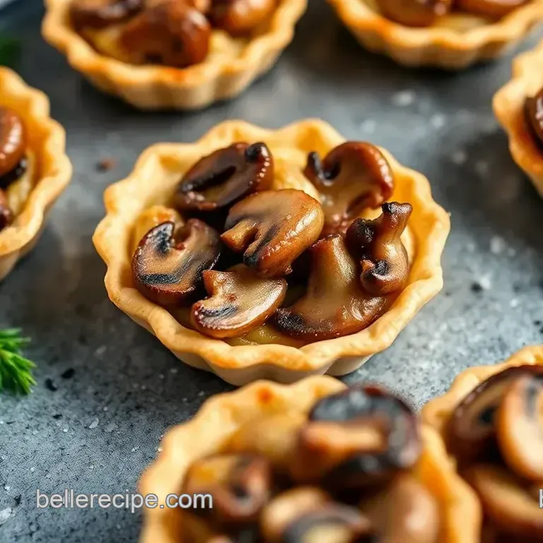 Justalittlebite recipes: 5 Easy Mini Savory Mushroom Tartlets!
