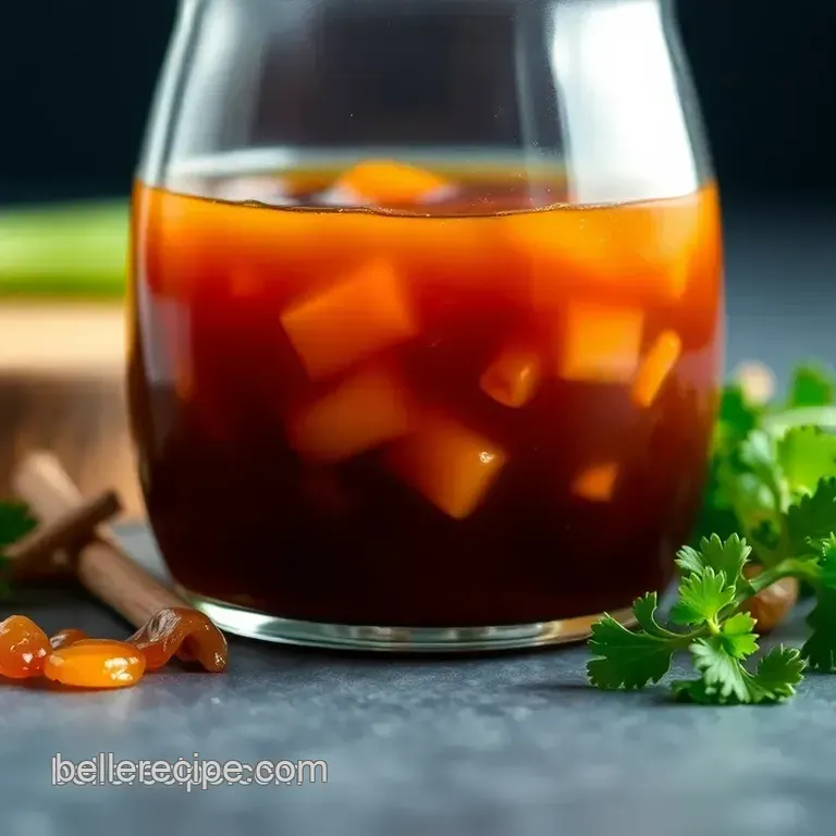 Knockout Homemade Sweet & Sour Sauce presentation