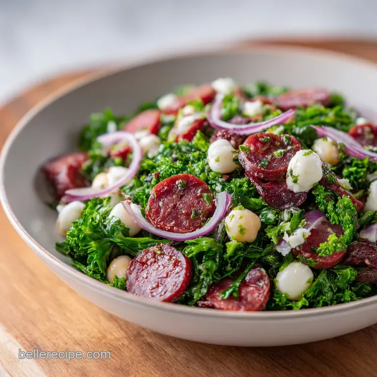 A bright array of chopped vegetables and cured meats arranged in a modern white bowl on a light marble surface.
