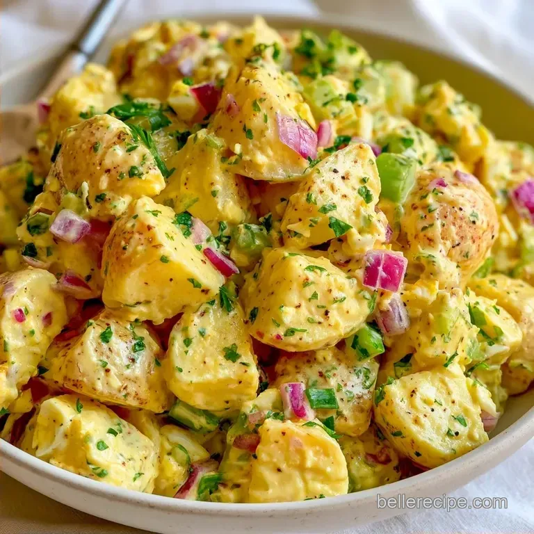 Large Batch Potato Salad with Hard-Boiled Eggs