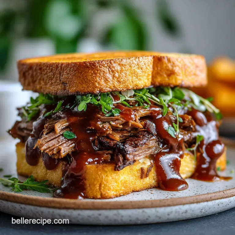 Leftover Brisket Recipe with Barbecue Sauce