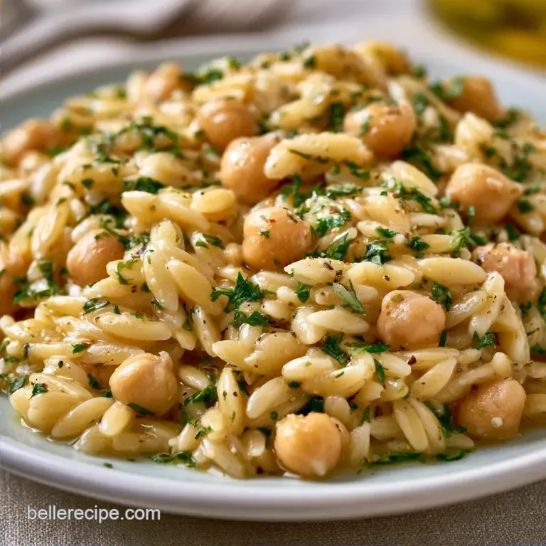 Easy Lemon Chickpea Pasta Salad: Mediterranean Style