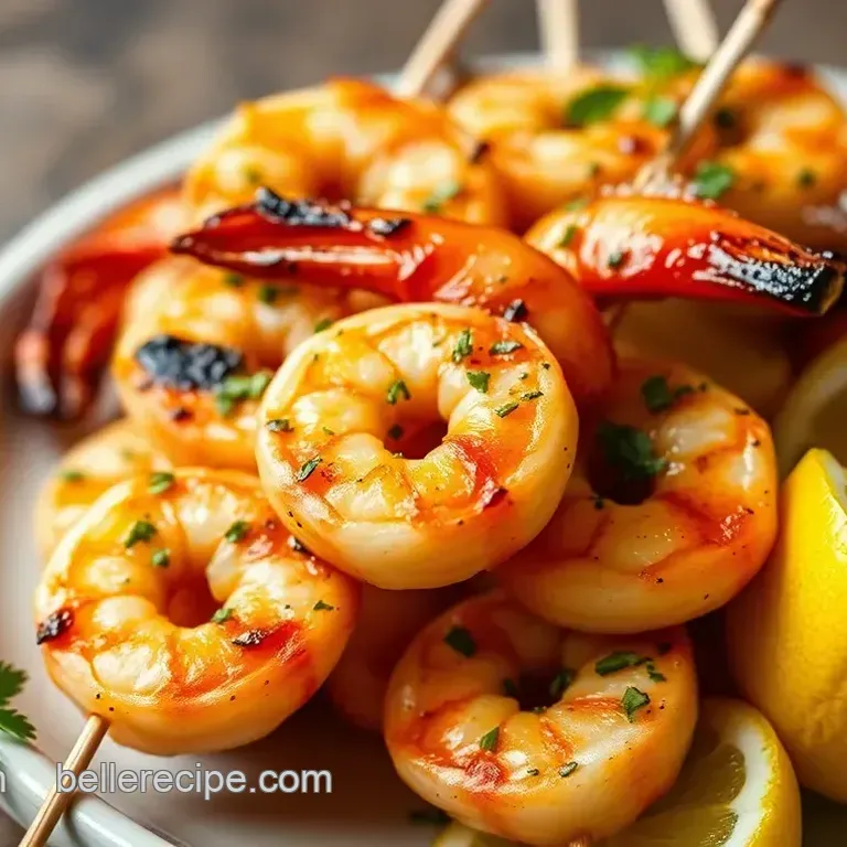 Lemon Herb Grilled Shrimp Skewers
