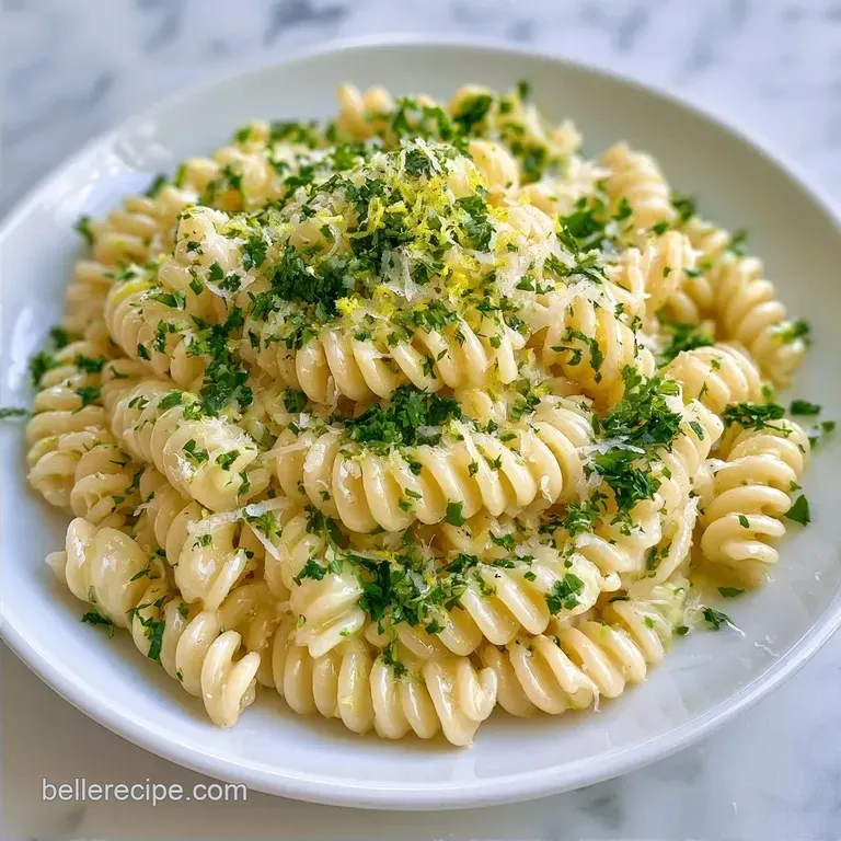 Zesty Lemon Parmesan Pasta Salad
