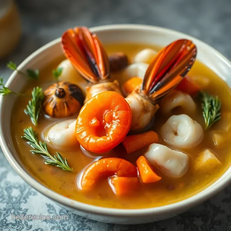 Liquid Gold: The Ultimate Homemade Seafood Stock presentation