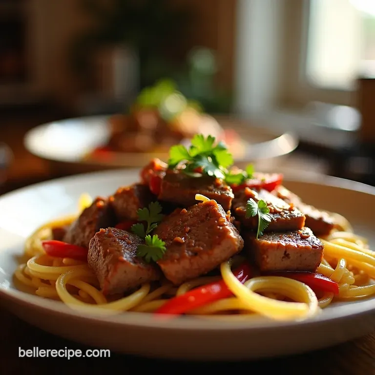 Lomo Saltado Perus Sizzling Stirfry presentation