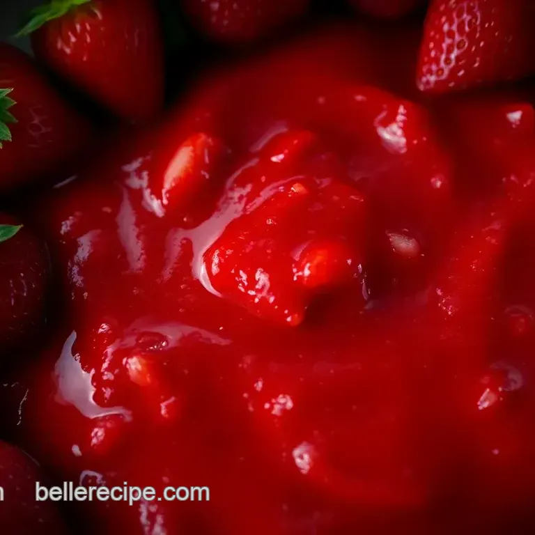 Luscious Homemade Strawberry Sauce