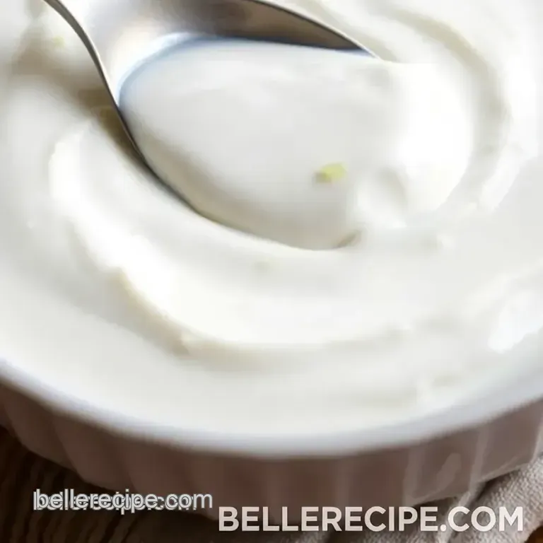 Homemade Creamy Sour Cream: A Simple Delight presentation