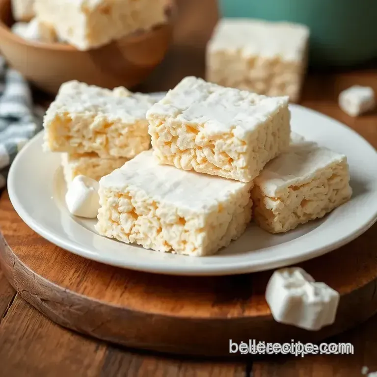 S' mores-Inspired Marshmallow Rice Krispie Treats presentation