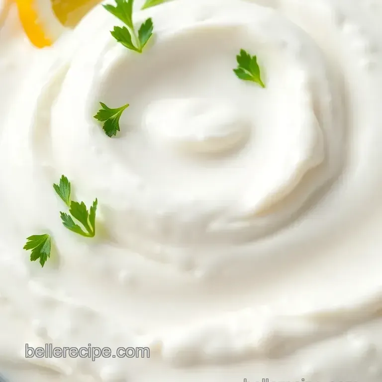 Homemade Sour Cream presentation