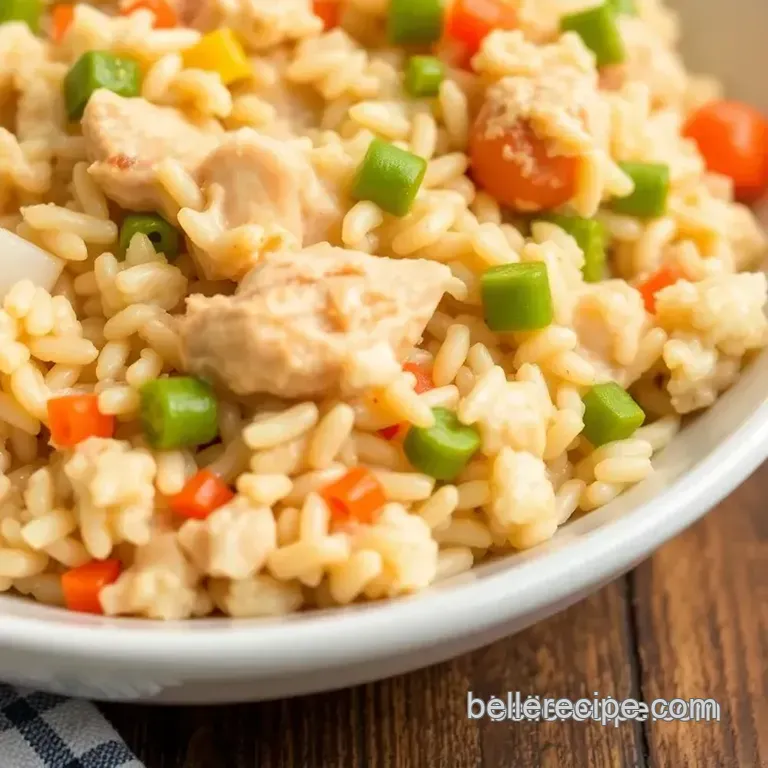 Mamaw&#039 s Chicken &amp Rice Casserole: The Ultimate Comfort Food Recipe! presentation