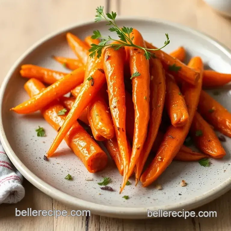 Zesty Marinated Carrots presentation