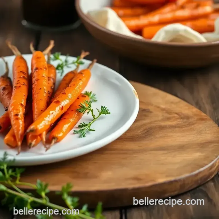 Smoky Marinated Carrots: A Flavorful Crunch presentation