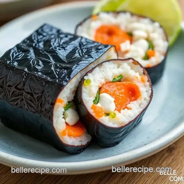 Microwave Musubi: Quick & Tasty Delight presentation