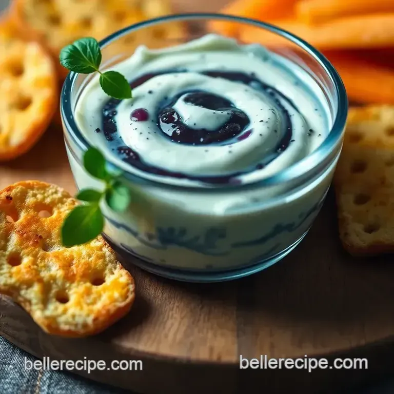 Mix Blue Jam Aioli for a Flavorful Dip presentation