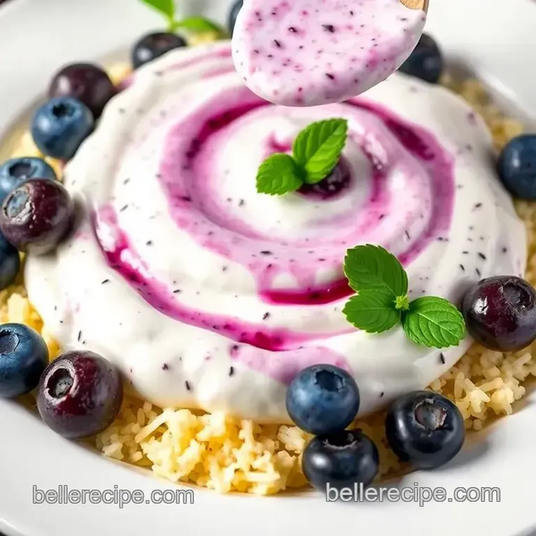 Quick and Creamy Blueberry Aioli presentation