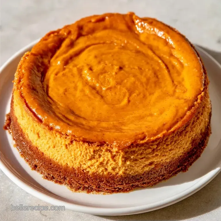 NoBake GlutenFree Pumpkin Cheesecake with Gingersnap Crust