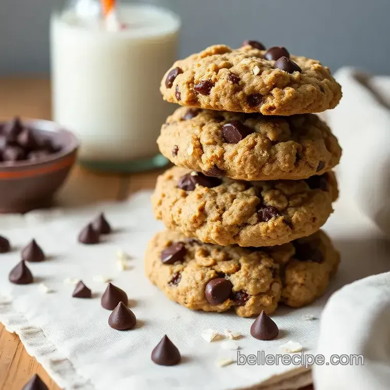 No-Bake Oatmeal Cookies with Chocolate Goodness presentation