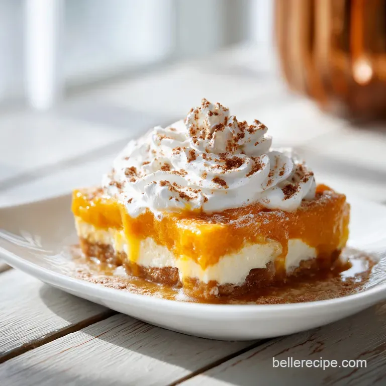 No Bake Pumpkin Lush Dessert