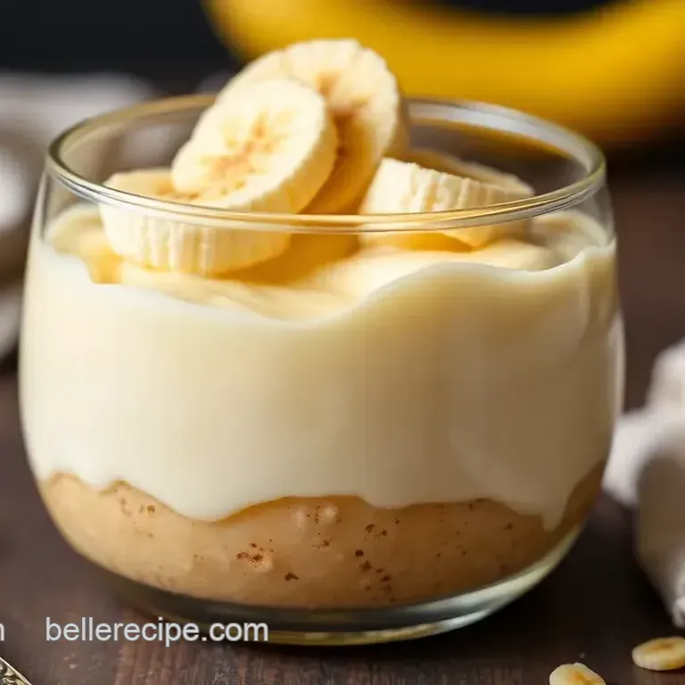 My Grandmother' s No-Cook Banana Pudding with Creamy Layers: An Easy Delicious Treat!