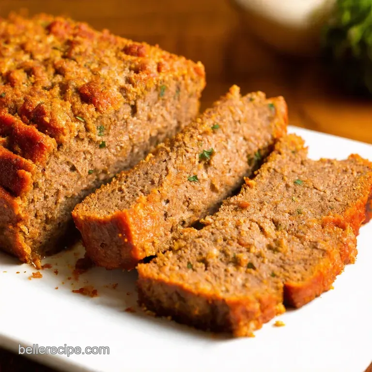 Parmesancrusted Meatloaf a Taste of Italy at Home presentation