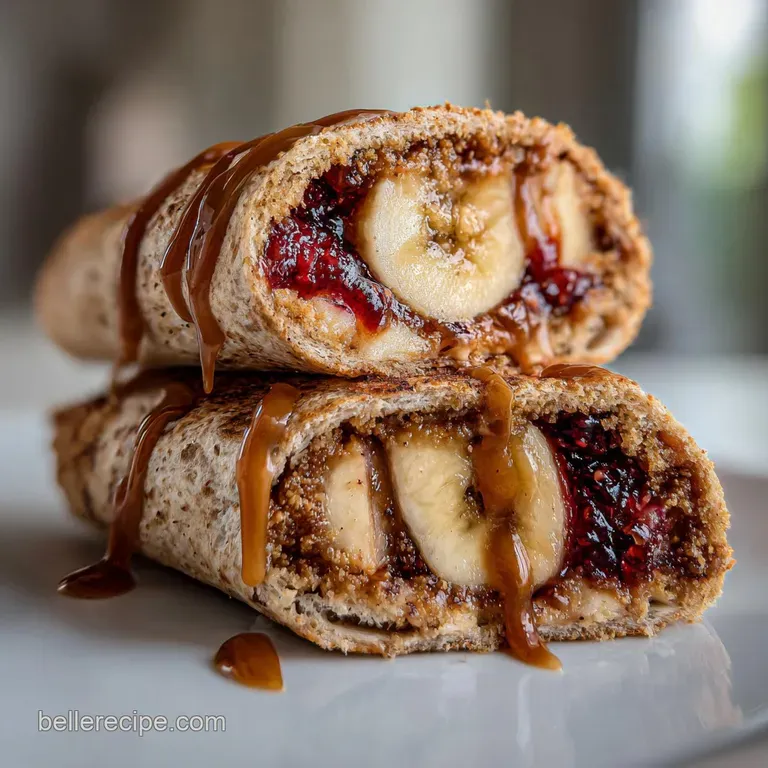 Peanut Butter Jelly Tortilla Microwave Recipe