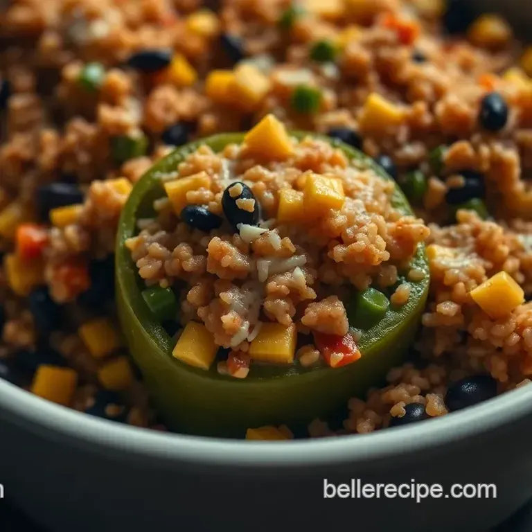 Pepper Jack Cheesy Stuffed Peppers