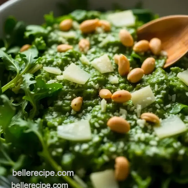 Peppery Arugula Pesto: A Zesty Twist on a Classic presentation